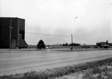 East Side Drive-In Theatre - From Road - Photo From Rg (newer photo)